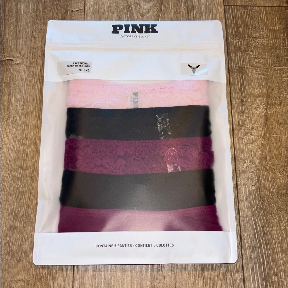 PINK Victoria’s Secret Thong Panty Bundle - Picture 2 of 3